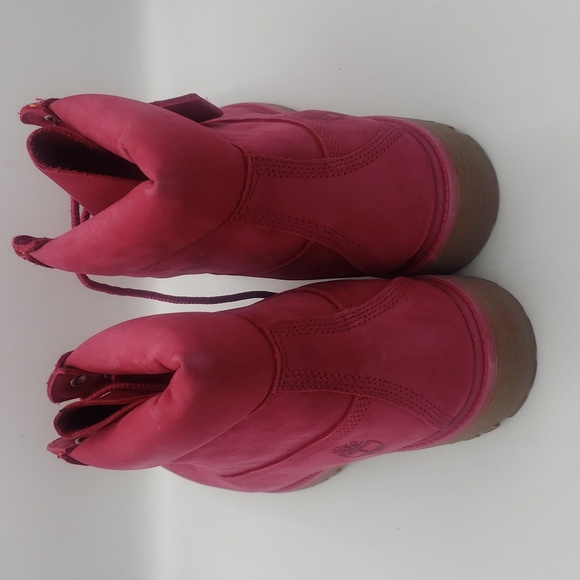 MENS TIMBERLAND size 8 1/2 COLOR PINK NEW NEVER BEEN WORN 100% AUTHENTIC - Picture 4 of 7